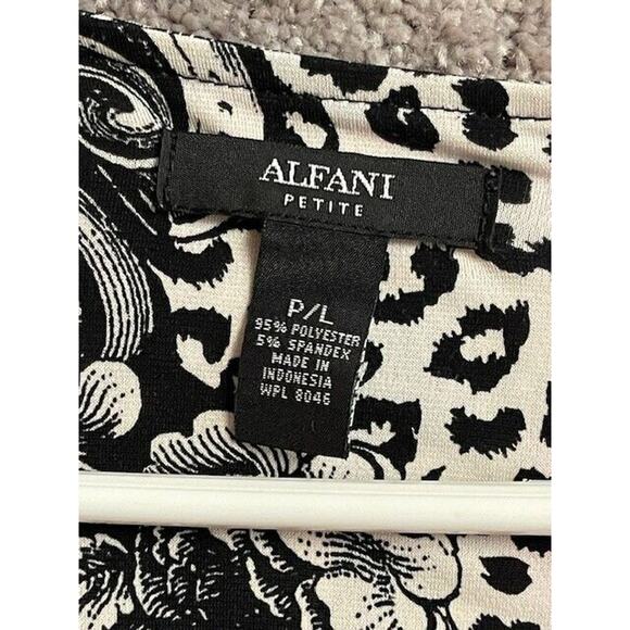 Alfani Blouse Petite Large Floral Paisley Flowy Boho Whimsigoth Old Money Y2K - Picture 9 of 15